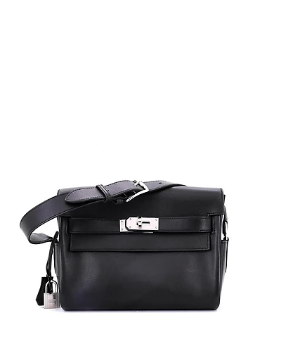 Pre-Owned HERMES Pm Kelly Messenger Bag Evergrain