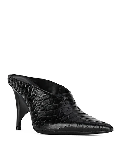Jeffrey Campbell Women's Vader Pointed Toe High Heel Mules