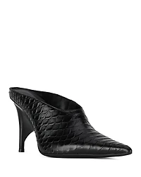 Jeffrey Campbell Women's Vader Pointed Toe High Heel Mules