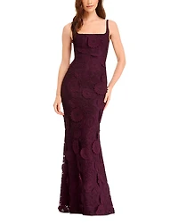 Dress the Population Lorena Applique Gown