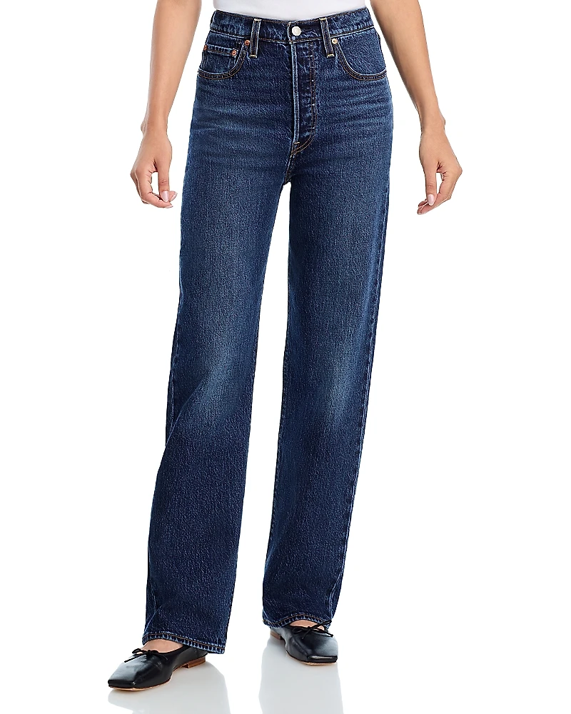 Levi's High Rise Straight Leg Jeans