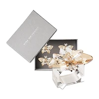 Kim Seybert Glasswing Napkin Rings, Set of 4