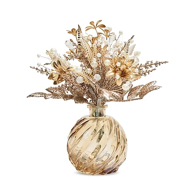 Kim Seybert Gilded Spray Floral Bouquet