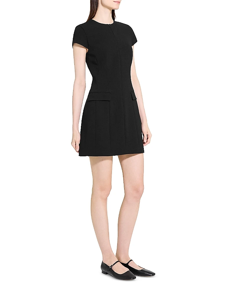 Theory Tailored Zip Front Dress