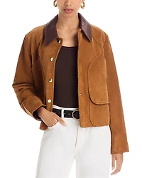 Veronica Beard Walters Cropped Barn Jacket