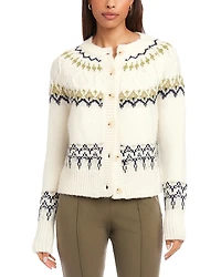 Fifteen Twenty Astrid Fair Isle Cardigan Sweater