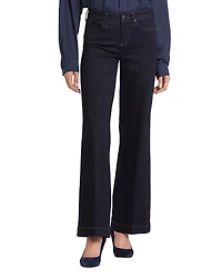 Nydj Teresa Mid Rise Wide Leg Jeans