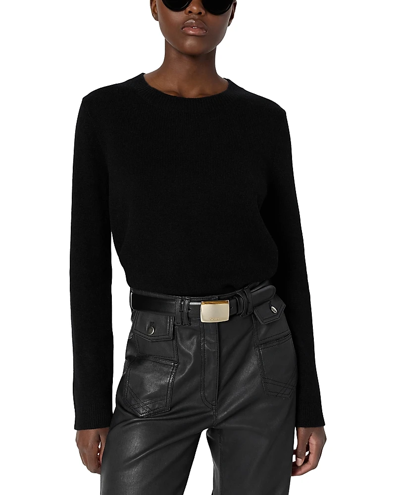 Gerard Darel Emelyne Cashmere Crewneck Sweater