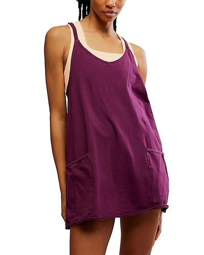 Free People Hot Shot Romper Mini Dress