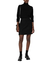 Gerard Darel Tweed Mini Skirt