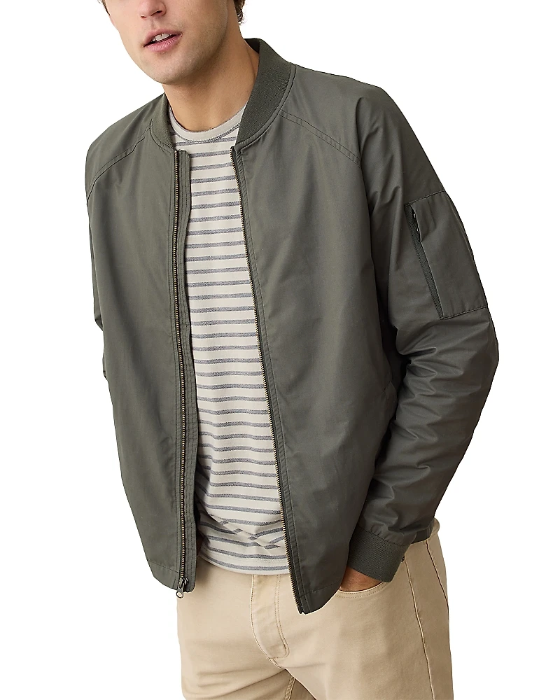 Marine Layer Glenn Wax Bomber Jacket