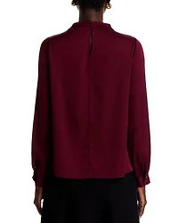 The Ember Silk Blouse