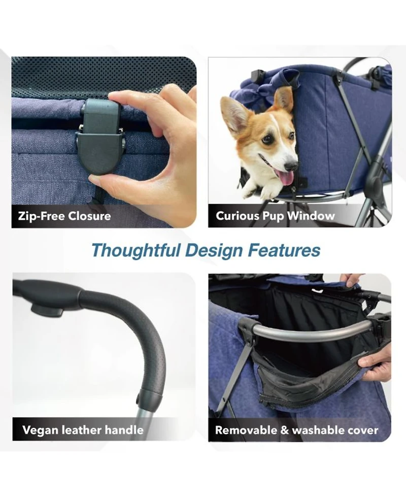 Maxi Deep Carriage with Puncture-Free Rubber Wheels