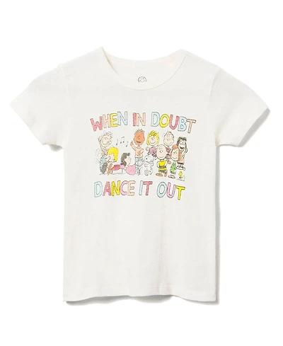 Junk Food Clothing Unisex Peanuts Dance It Out Tee - Little Kid, Big Kid