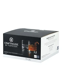 Iceberg Double Old Fashioned Glass, Set of 4