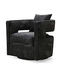 Kennedy Velvet Swivel Chair
