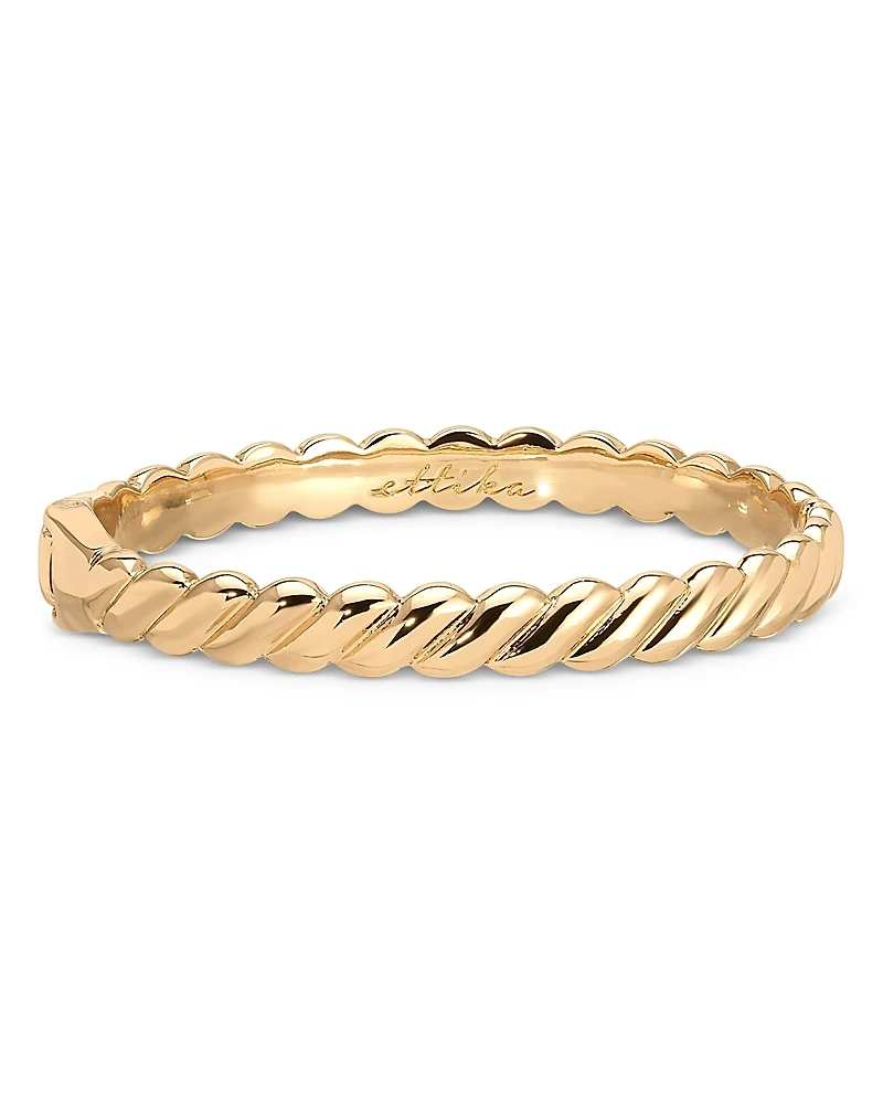 Ettika Twisted Stacking Bangle Bracelet