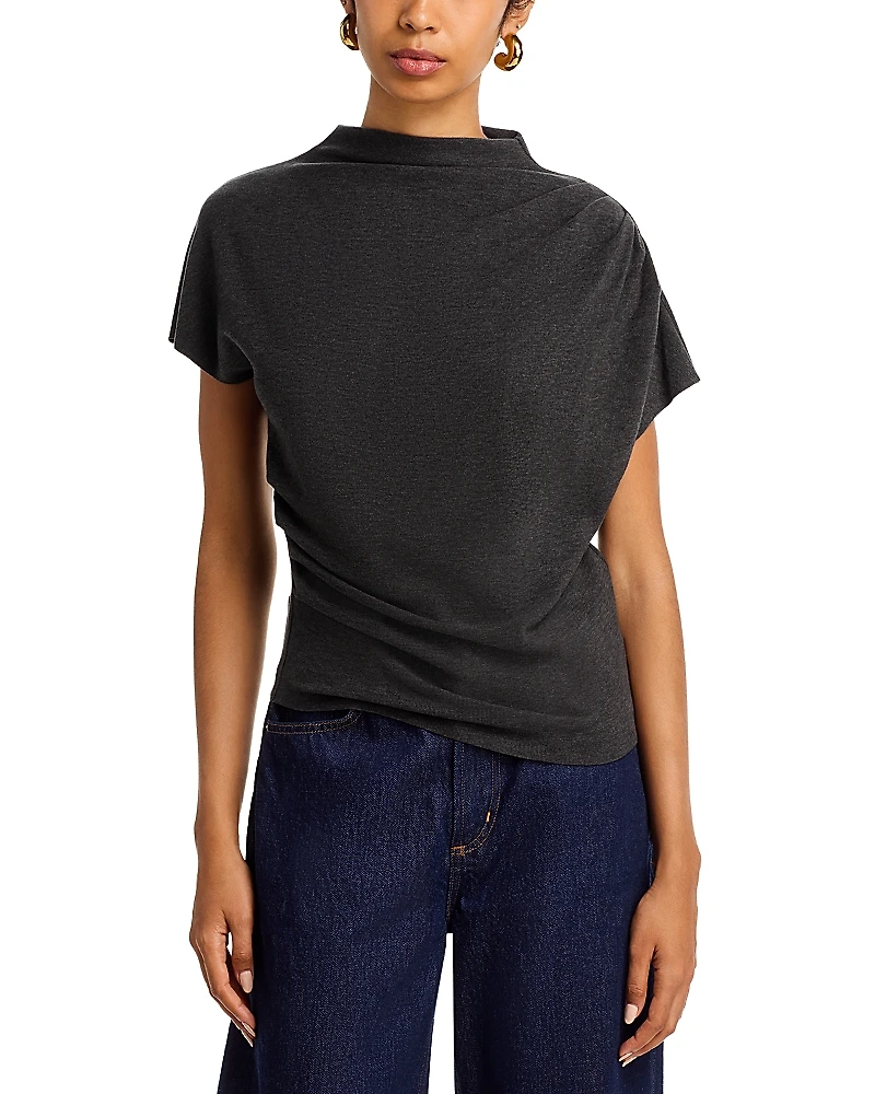 Line & Dot Walker Draped Top