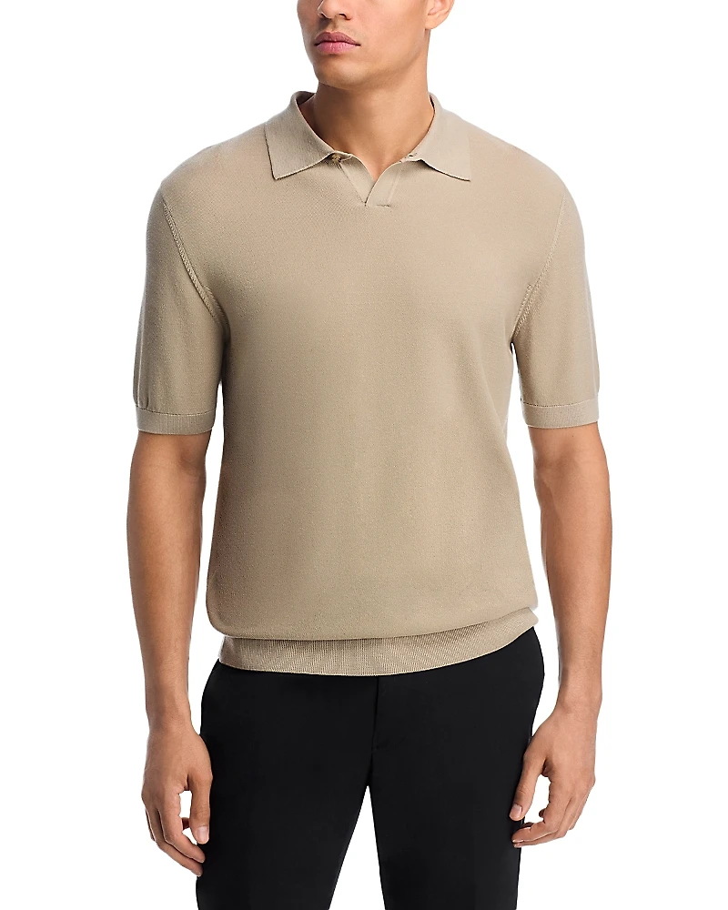 Boss Camel Immago Short Sleeve Polo Sweater