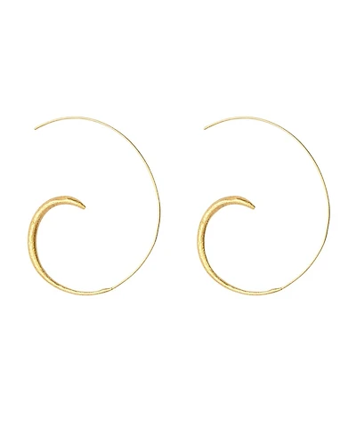 Ottoman Hands Aegina Pull Through Hoop Earrings