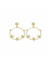 Ottoman Hands Aristea Bead Hoop Earrings
