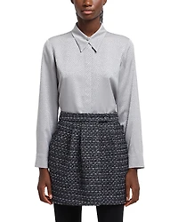 Emporio Armani Chevron Print Shirt