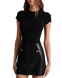 Sydney Faux Leather Mini Dress