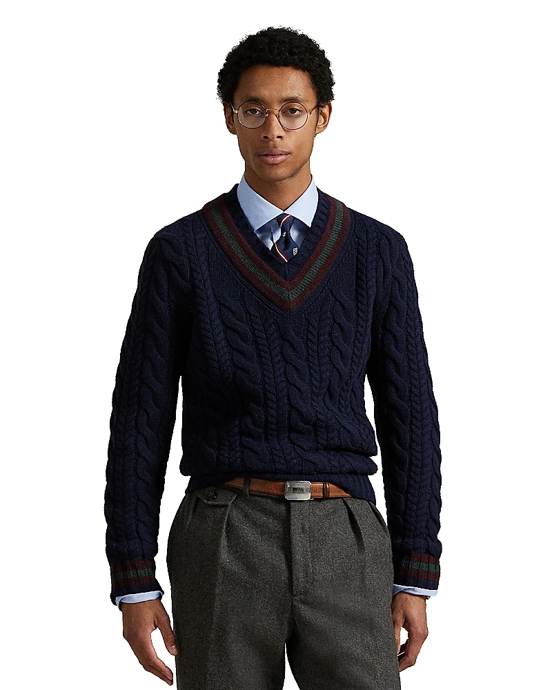 Polo Ralph Lauren Wool Cashmere Cricket Sweater