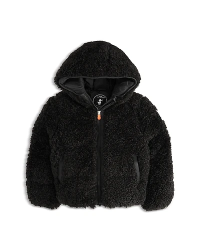 Save The Duck Girls' Kenda Faux Shearling Jacket - Little Kid, Big Kid