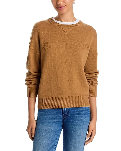 Mother The Logo Cashmere Jumper