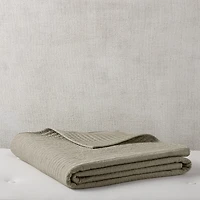 Hudson Park Collection Channel Stitch Coverlet, King - Exclusive