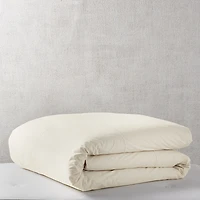 Hudson Park Collection Italian Percale Solid Duvet Cover, Full Queen - Exclusive
