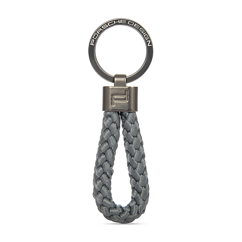 Porsche Design Braided Leather Rope Key Ring