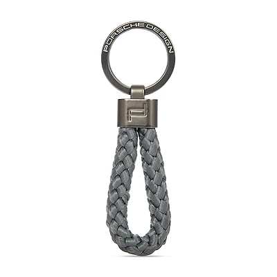 Porsche Design Braided Leather Rope Key Ring