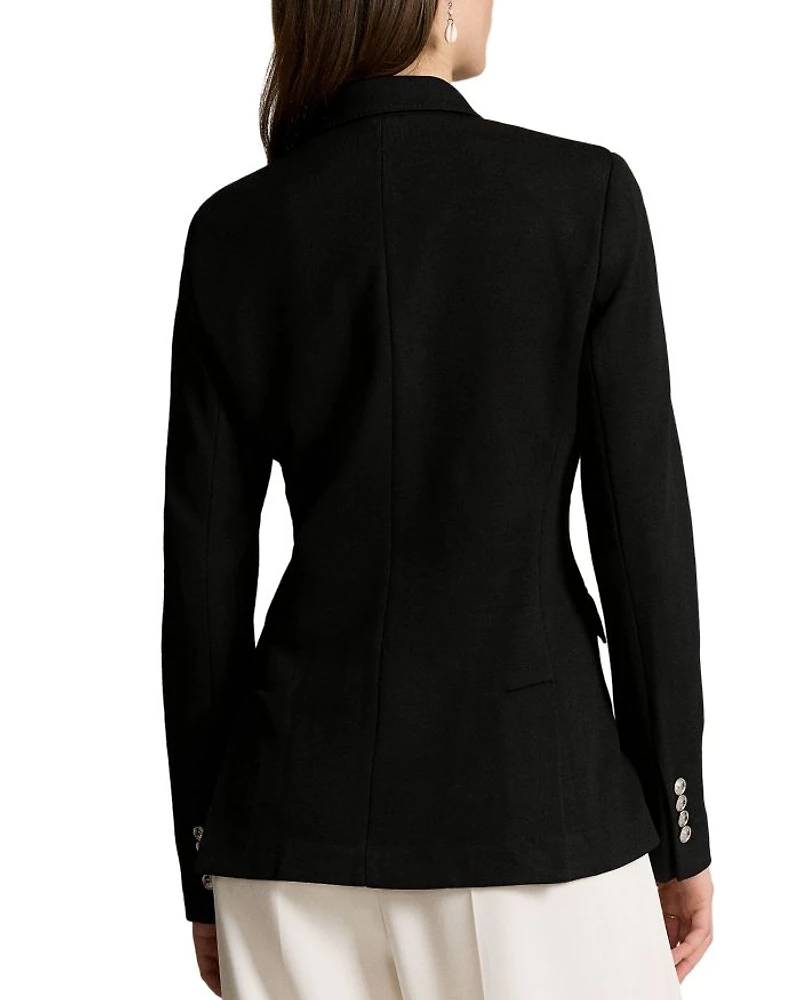 Knit Double Breasted Blazer