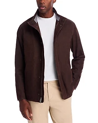 Peter Millar Norwalk Nubuck Leather Coat