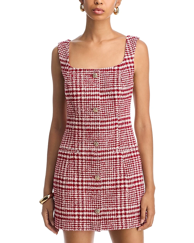 French Connection Button Front Mini Dress