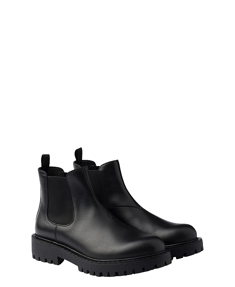 Prada Men's Leather Chelsea Boots