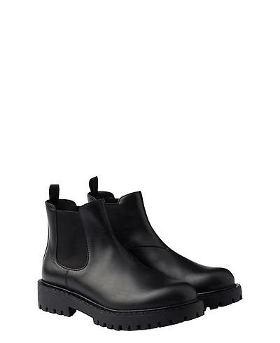 Prada Men's Leather Chelsea Boots