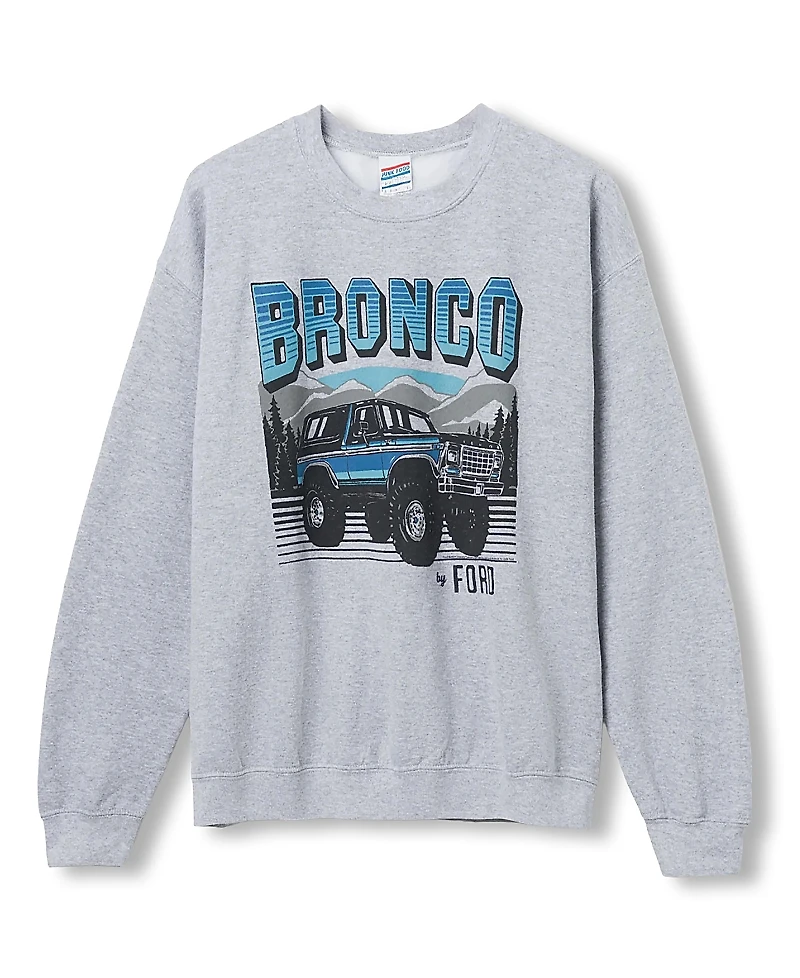 Junk Food Clothing Unisex Bronco By Ford Flea Market Fleece Sweatshirt