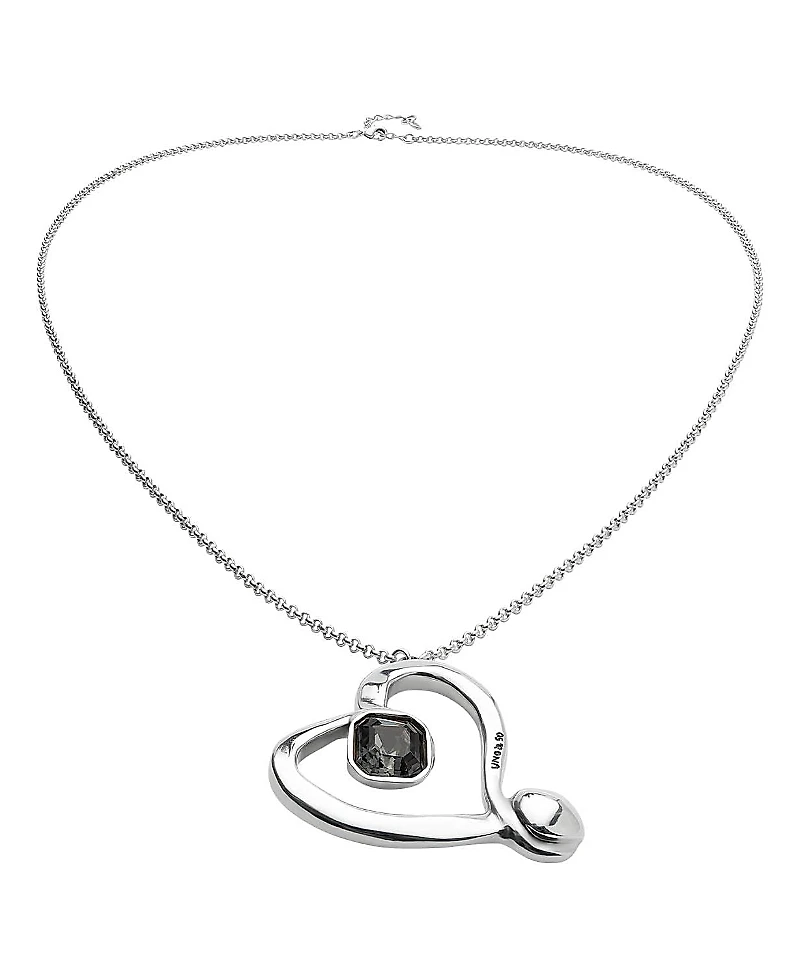 UNOde50 Long Heart Pendant Necklace