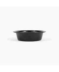 Small Smoke Bronze Double Bowl Pet Feeder, 1 Pint Bowls