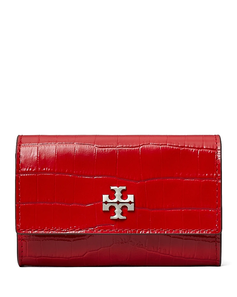 Tory Burch Kira Leather Flap Card Case