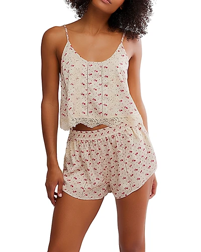Free People Midnight Muse Printed Pajama Set