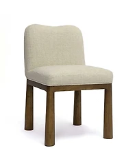 Tov Furniture Tiara Performance Basketweave Fabric Dining Chair