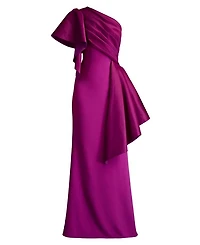 Santa Fe Draped Flounce Gown