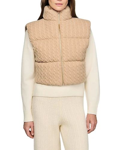 Sandro Sven Sleeveless Puffer Jacket