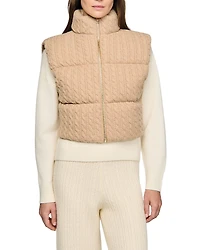 Sandro Sven Sleeveless Puffer Jacket