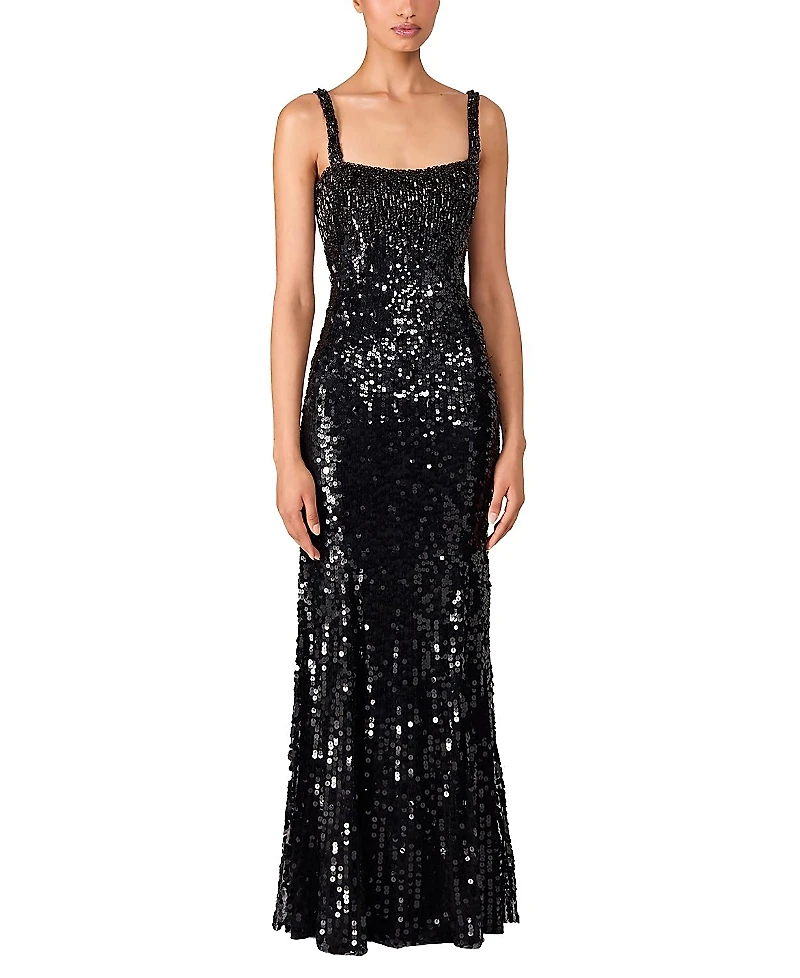 Jenny Packham Mirabeau Sequin-Embellished Dress