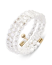 Baublebar Ondine Imitation Pearl Coil Stretch Bracelet
